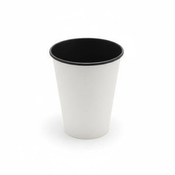 Стакан картонный цвет. Black&White 250г 50шт/уп. 10023 фото