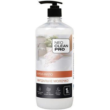 Крем-мило NeoCleanPro Мигдальне молочко з дозатором, 1 л 61654258 фото
