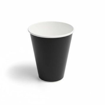 Стакан картонный цвет. Black&White 340г 50шт/уп. 10024 фото